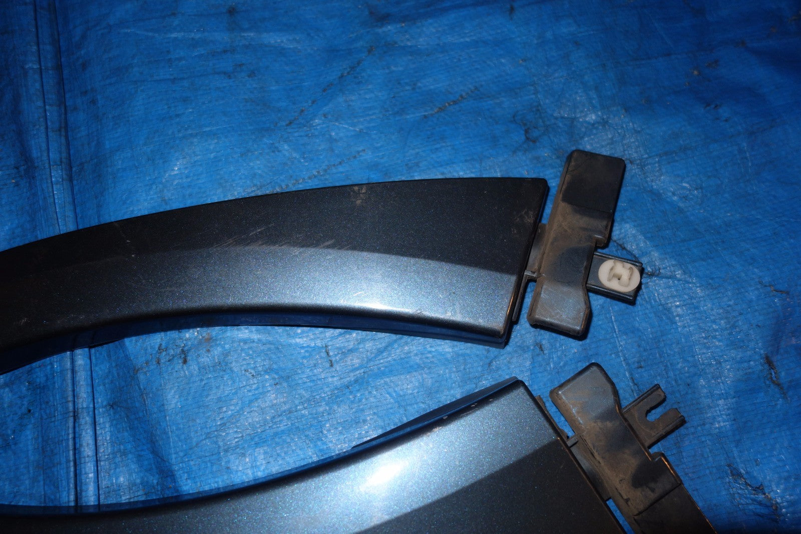 JDM Subaru Legacy OEM Quarter Panel Trim Moulding Molding Pair Blue 2005-2009