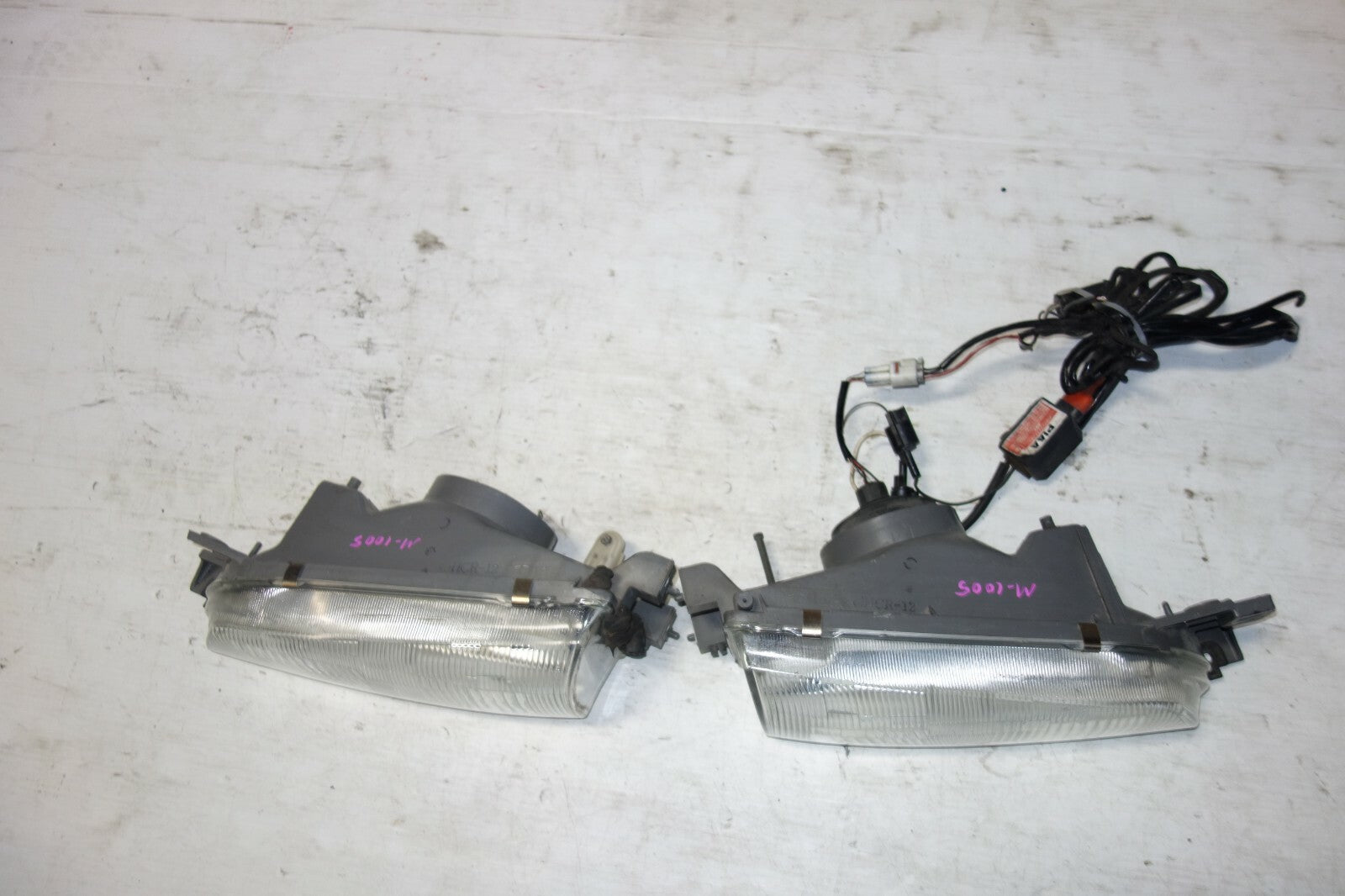 JDM SUBARU GENUINE IMPREZA WRX STi GC8 GF8 HEAD LIGHTS OEM VERSION 3 4 LAMPS