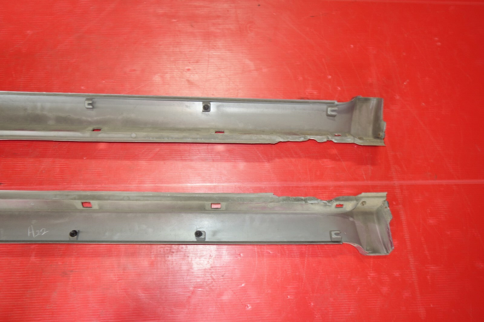 JDM Subaru Forester XT XS OEM Factory Side Skirts Rocker Panels 2003-2008 #6290
