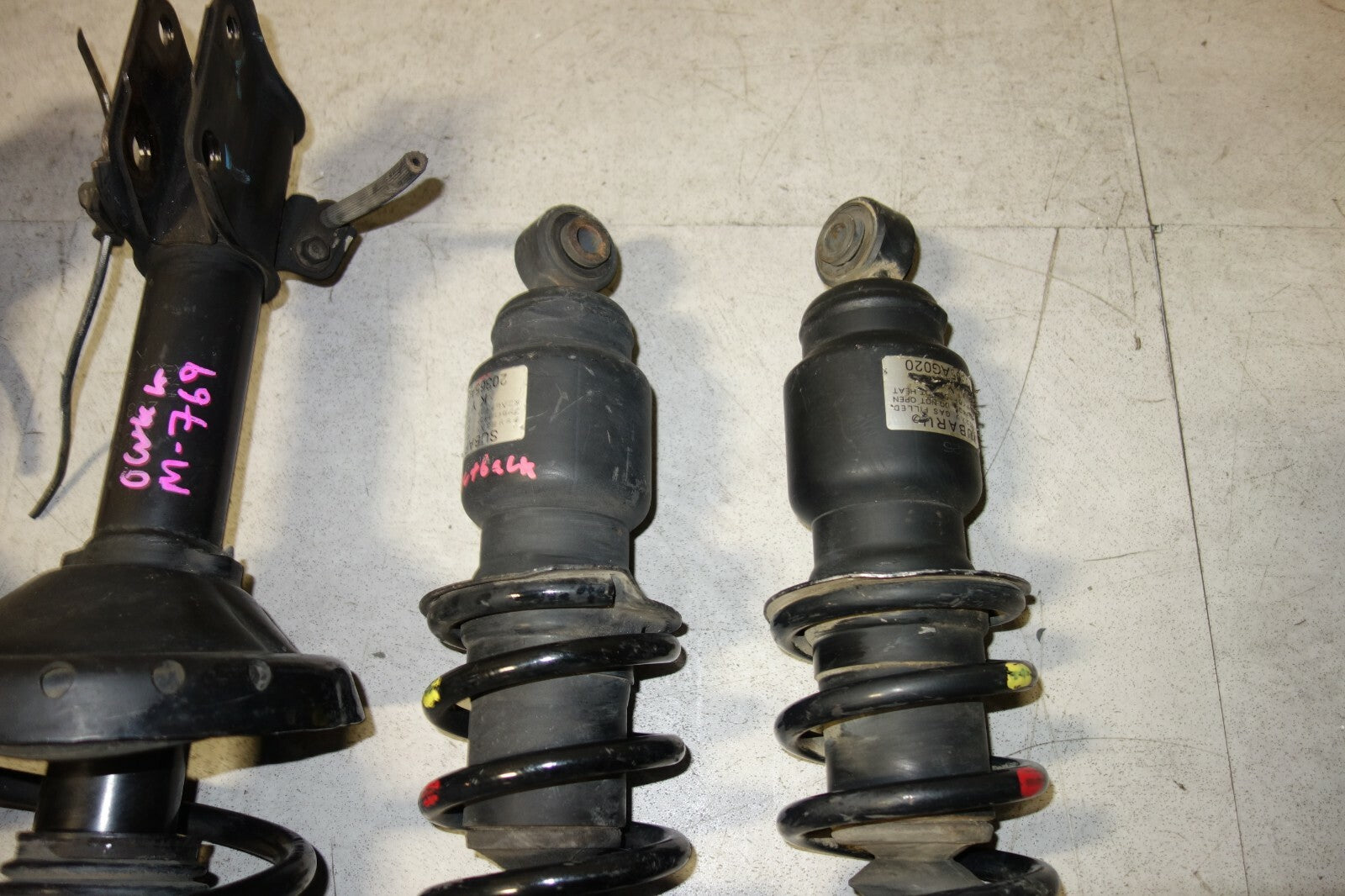 JDM Subaru Outback Wagon Front / Rear Suspension Shock Strut Spring 2005-2009