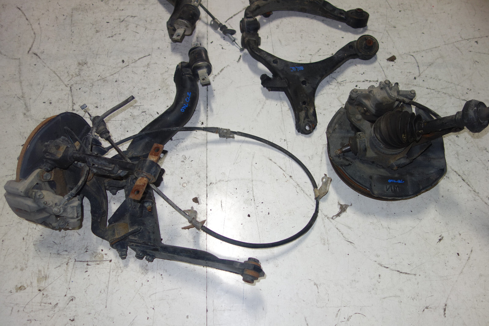 JDM Acura RSX DC5 5 Lug Brake Calipers Spindles Hub Trailing Arm 2002-2006 Civic