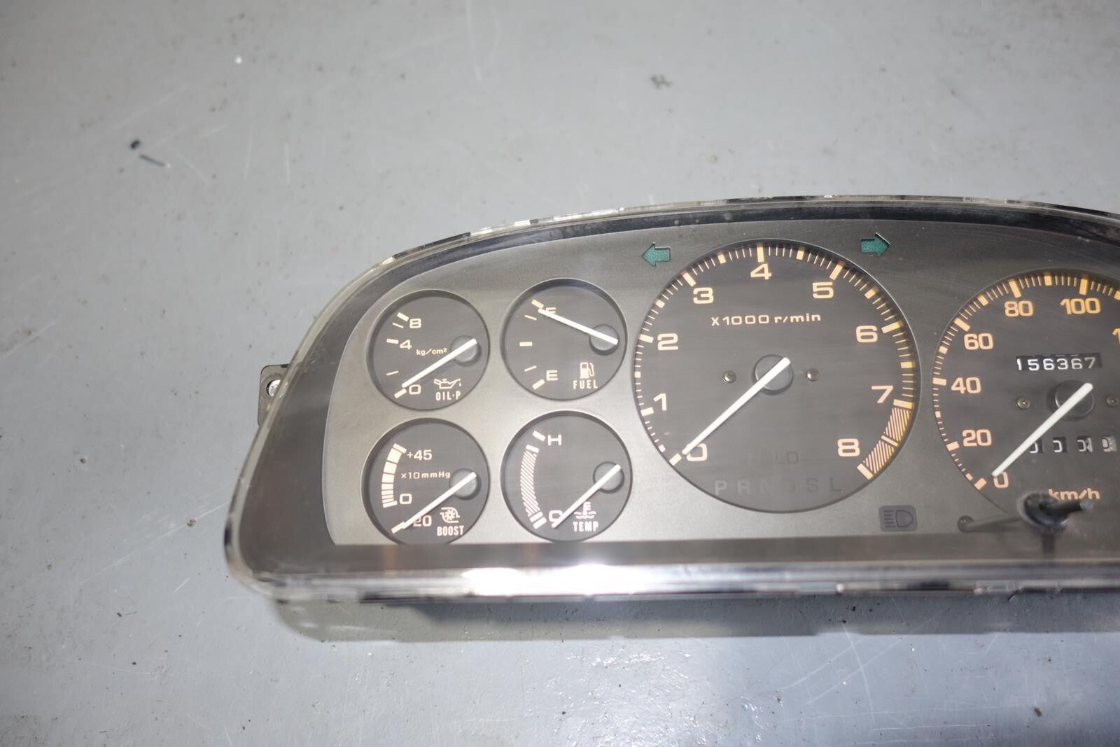 JDM 1986-1991 MAZDA RX-7 RX7 FC3S GAUGE CLUSTER 5SPEED SPEEDOMETER KM/H MF-947
