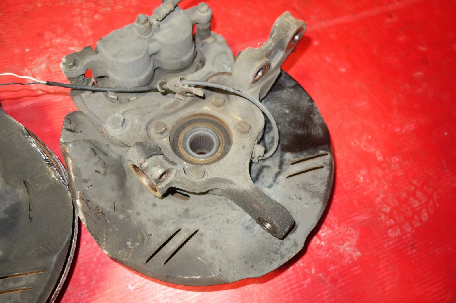 JDM Subaru Legacy / Outback Front Spindle Hub Knuckle Caliper 2005-2009