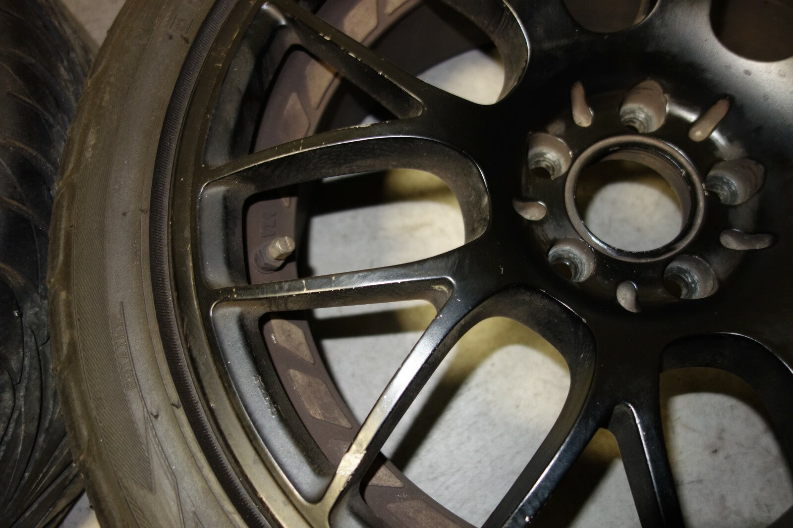 JDM Rays Volk Racing Rims Wheels F-Zero Winning 5x100 17x7+42 Offset Pair X2