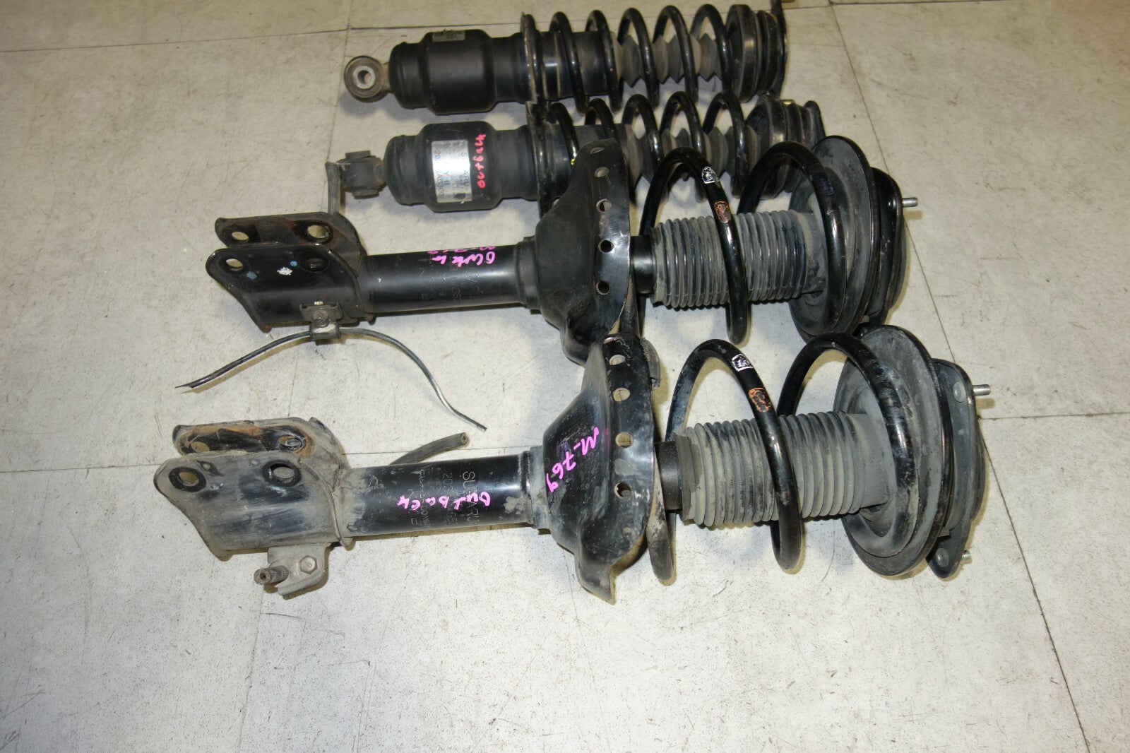 JDM Subaru Outback Wagon Front / Rear Suspension Shock Strut Spring 2005-2009