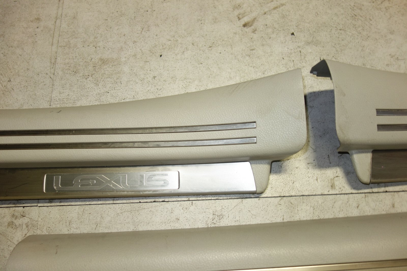JDM 2007-2012 LEXUS USF40 GENUINE LS460 OEM DOOR SILLS SCUFF PLATES RARE USF40