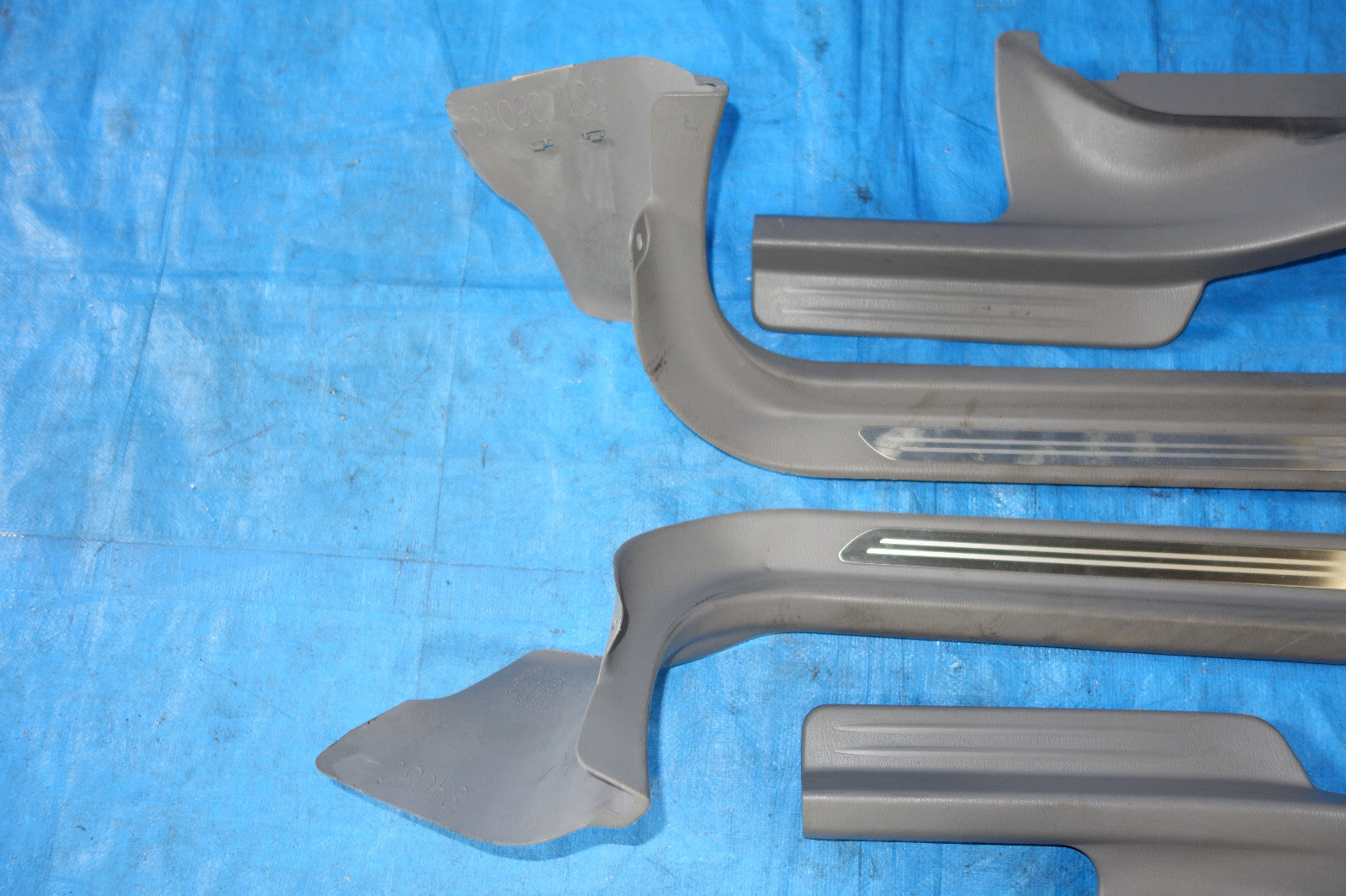JDM Subaru Forester Front Rear Door Sills Trim Scuff Plates Step 2003-2008 #2133