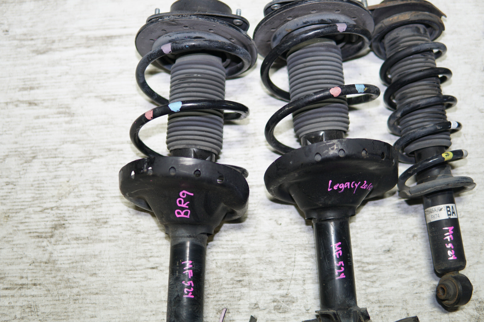 JDM Subaru Legacy Shocks Struts Coil Springs Suspension 2010-2014 BR BM