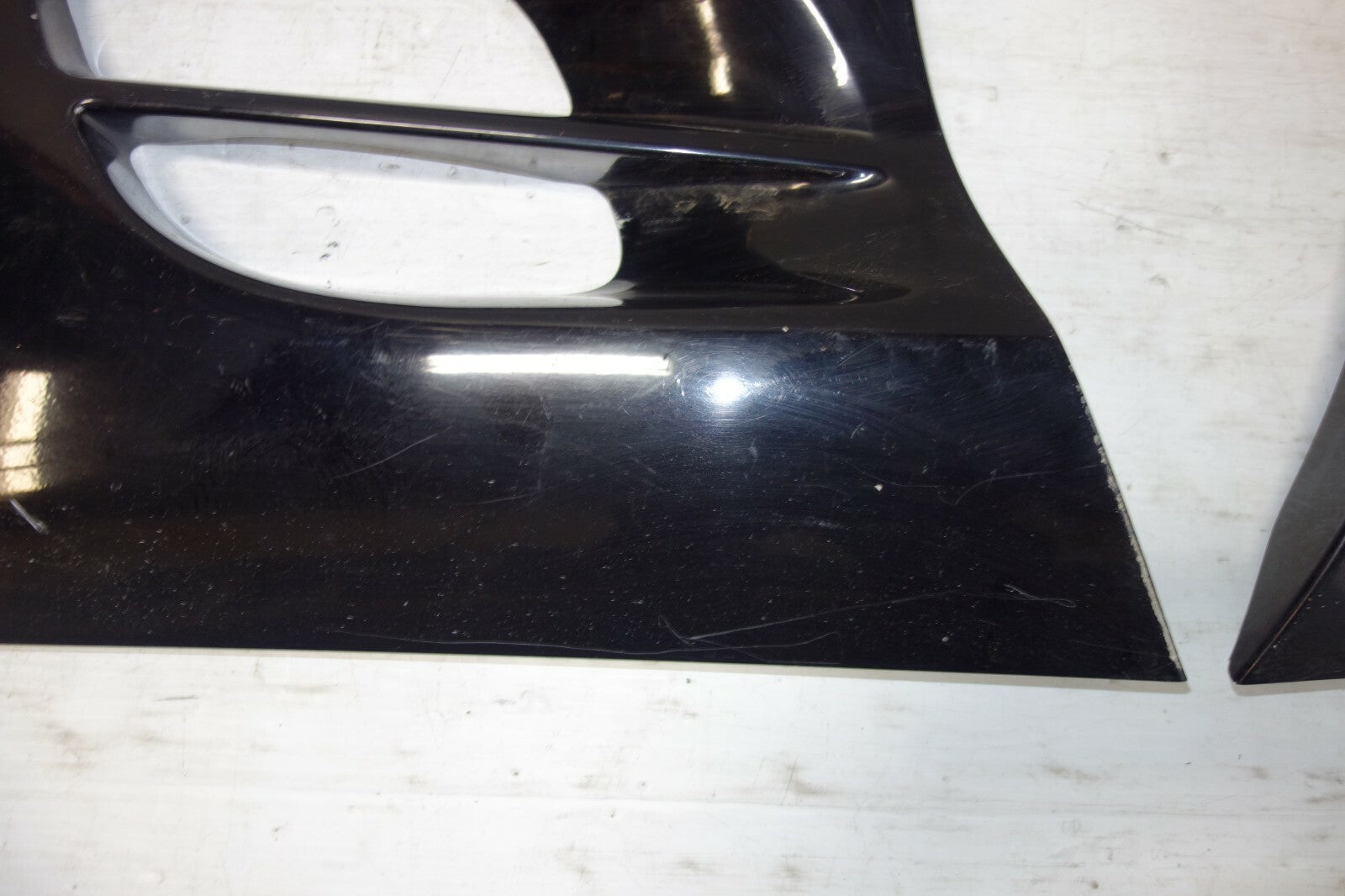 JDM Toyota MR2 MR-2 SW20 OEM Rear Side Vents Exterior Trim Vent Black 1991-1999