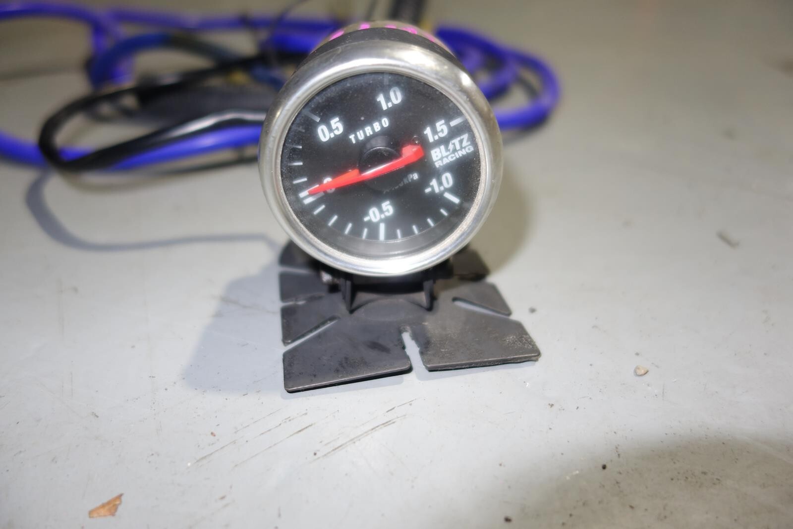 JDM Blitz Racing Turbo Boost Gauge Racing Meter Genuine Universal Fitment