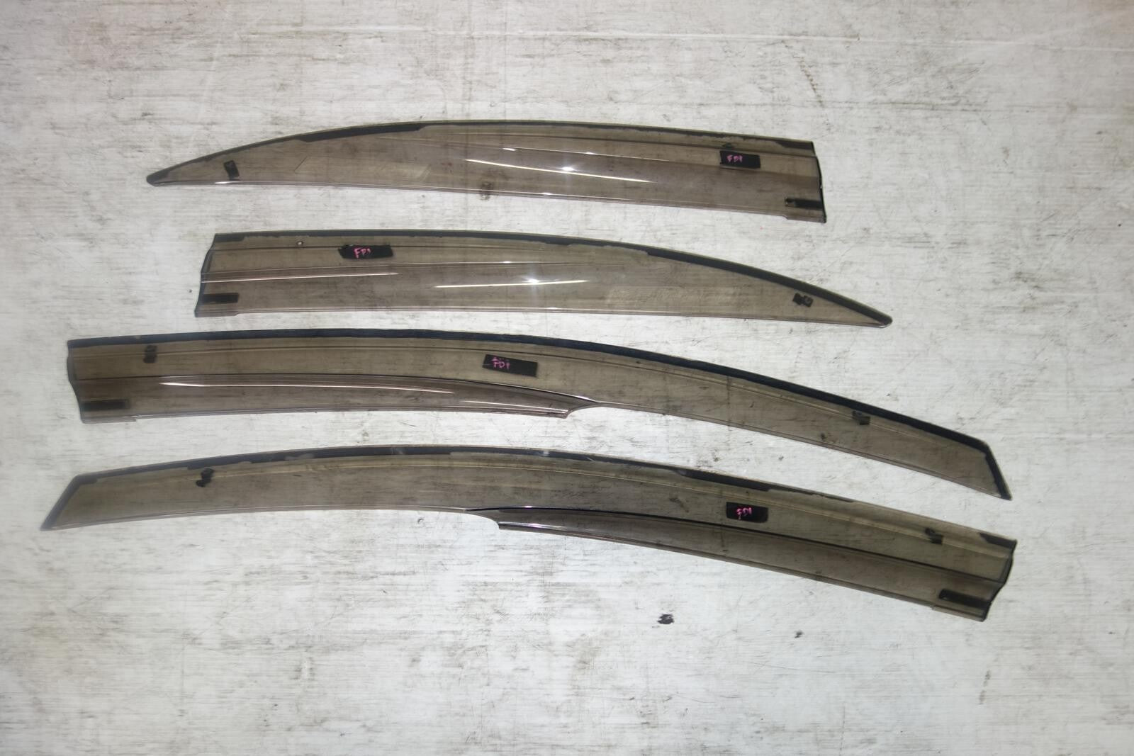 JDM Acura CSX /Civic 4-door FD2 Window Visors Rain Guards Mugen OEM 2006-2011