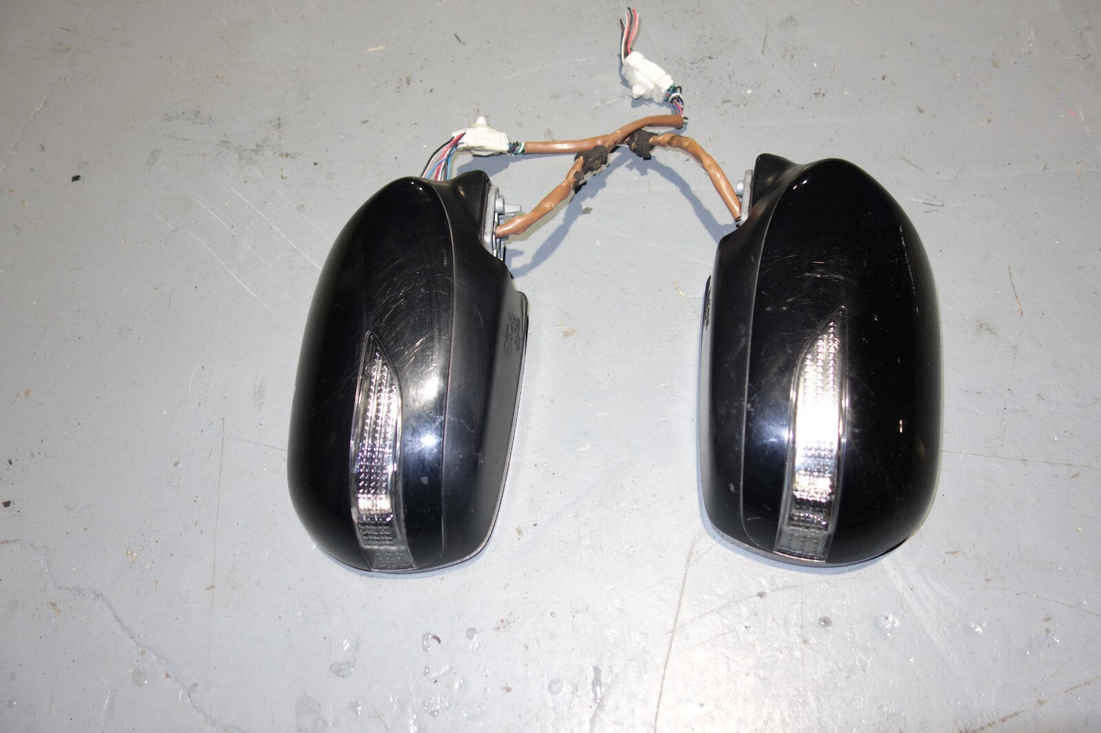 JDM Subaru Impreza WRX STi Power Auto Folding Mirrors Lights GRB 2008-2014