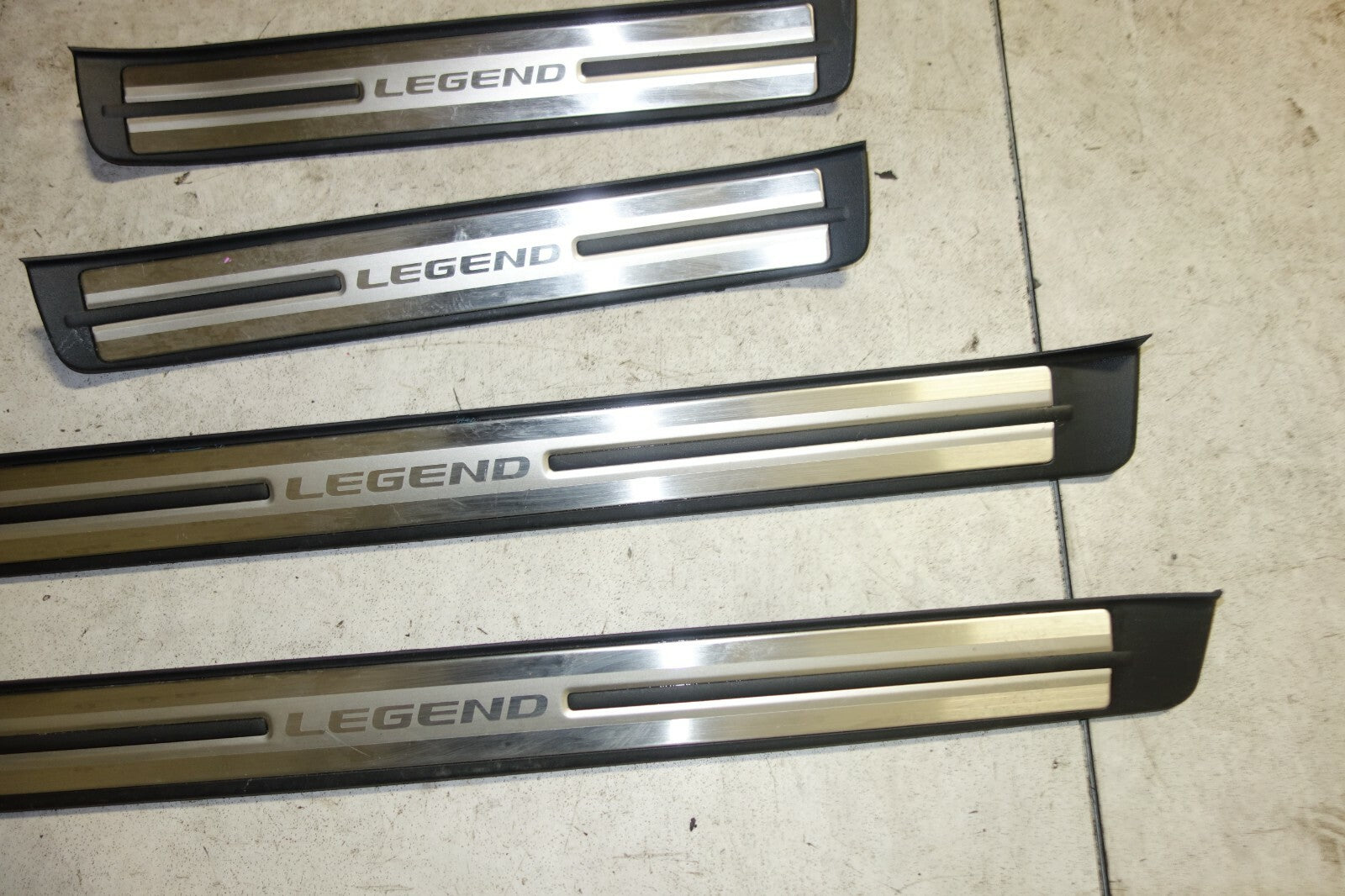 JDM Acura RL Honda Legend OEM Door Sills Scuff Plates Side Steps 2005-2008 KB1