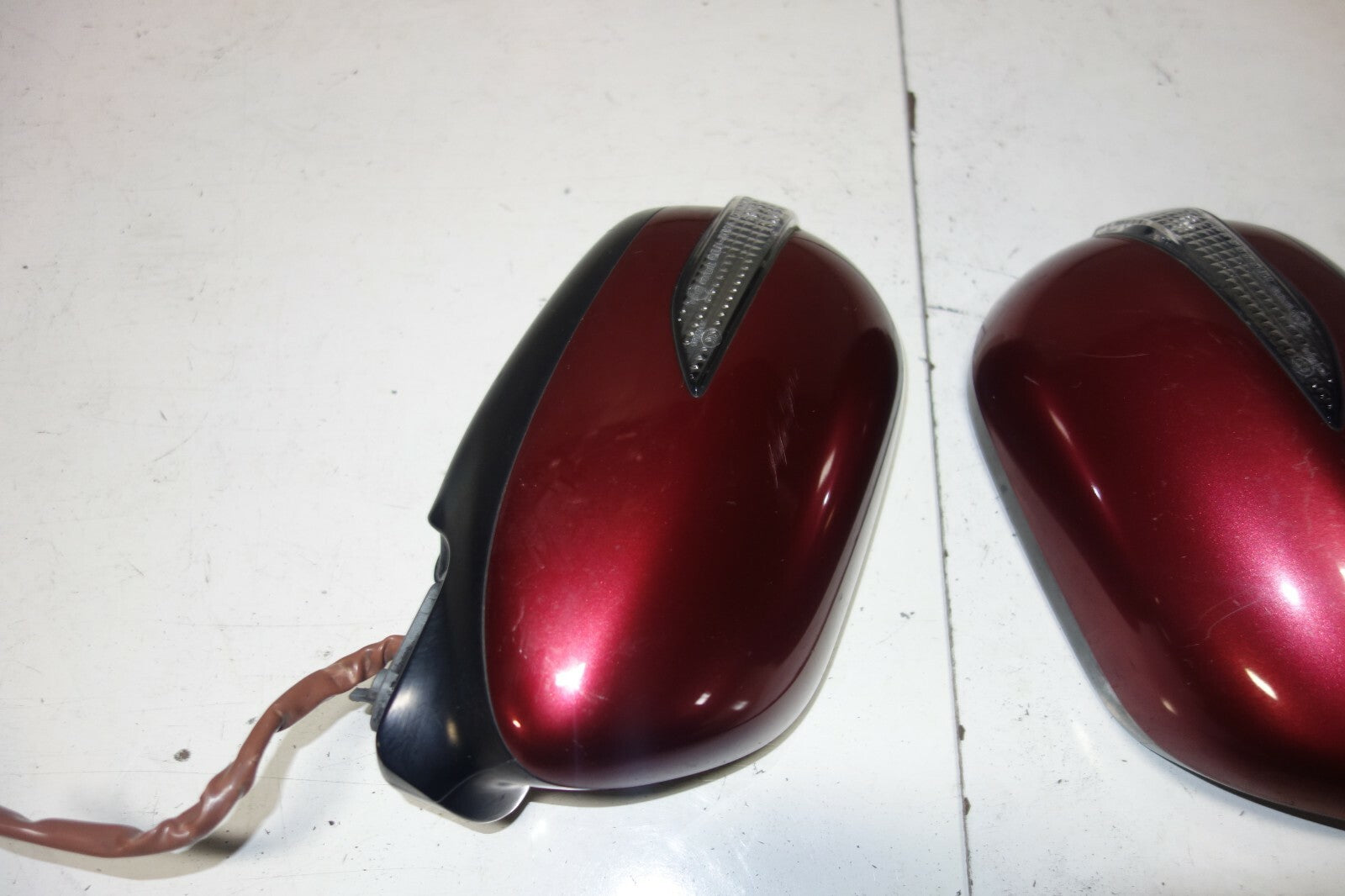 JDM Subaru Impreza WRX STi Mirrors GRB Power Folding Mirrors 2008-2014 OEM