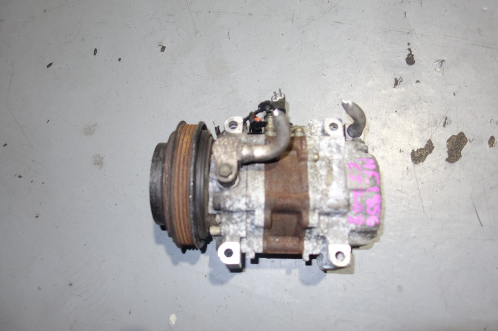 JDM SUBARU LEGACY B4 TWIN TURBO AC COMPRESSOR EJ208 EJ206 AIR A/C Clutch 2000-04