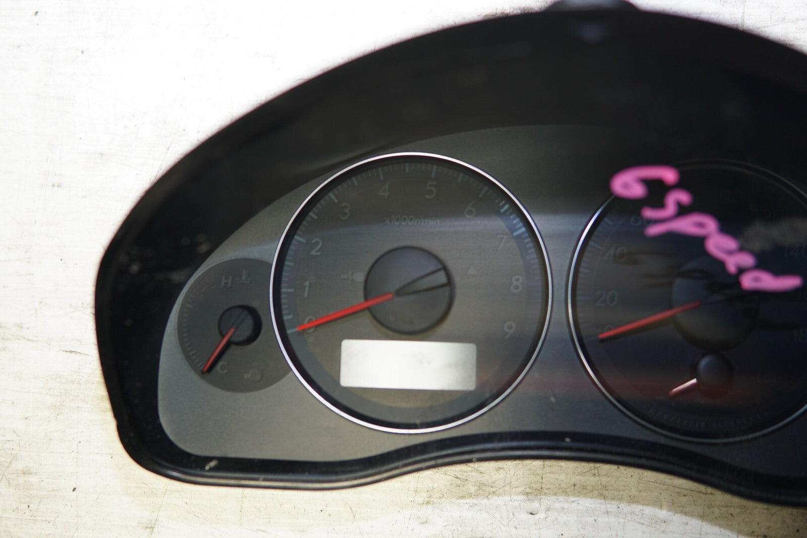 JDM Subaru Legacy Gauge Cluster Speedometer 6-Speed 2005-2009