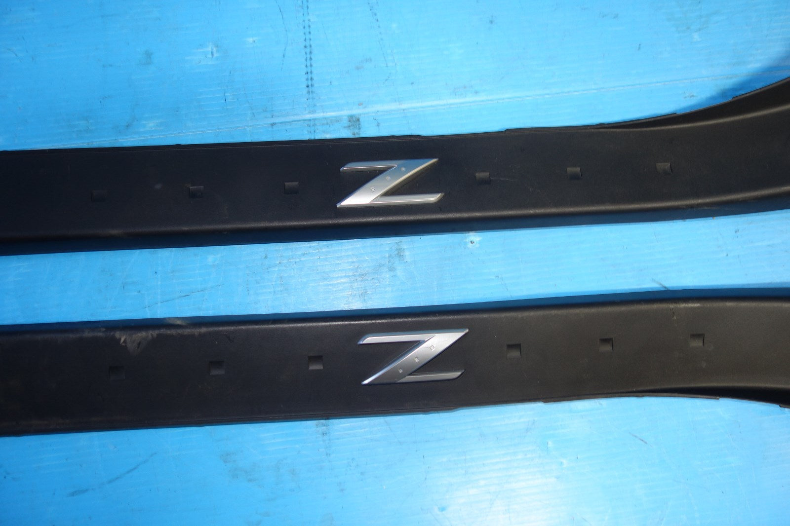 JDM Nissan 350z Door Sills Scuffs Kick Plates Steps 2003-2005 Z33 Z #JPE-7765