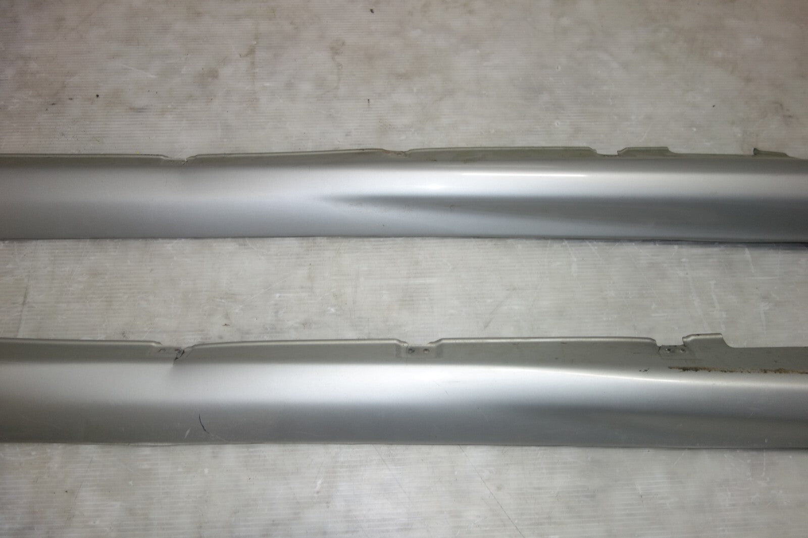 JDM Subaru Legacy B4 Optional Side Skirts Panels Be5 5dr 4dr Silver 2000-2004