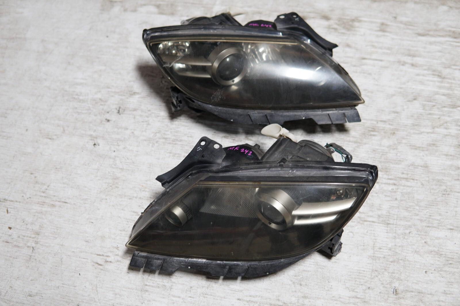 JDM 2004-2008 MAZDA RX8 OEM SE3P HEAD LIGHTS HEAD LAMPS RX-8 HEADLIGHTS