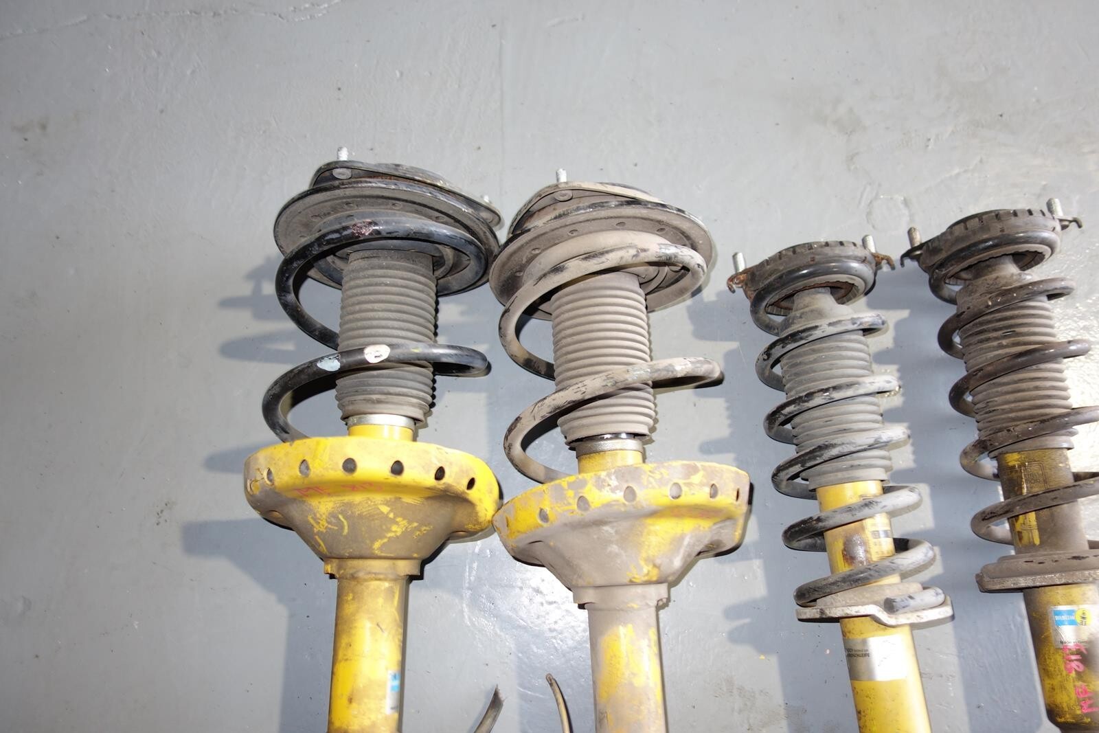 JDM Subaru Legacy Bilstein Yellow Shocks Struts Springs 2005-2009 MF-813