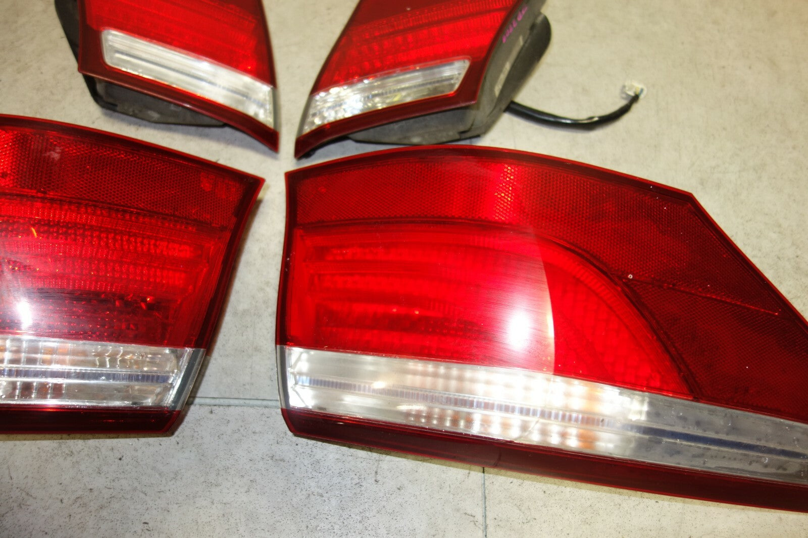 JDM Lexus LS460 Taillights Left & Right 2007 2008 2009 OEM Genuine Tail Lamps