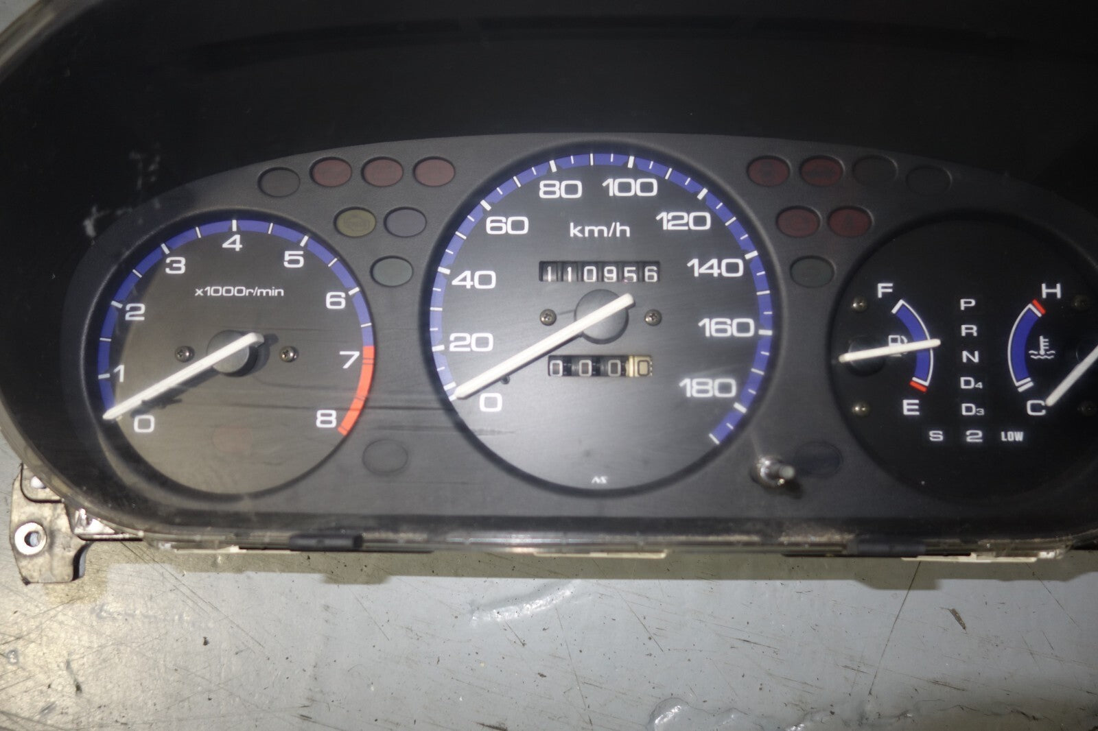 JDM 96-2000 HONDA CIVIC DOMANI ACURA 1.6 EL GAUGE CLUSTER AUTOMATIC SPEEDOMETER