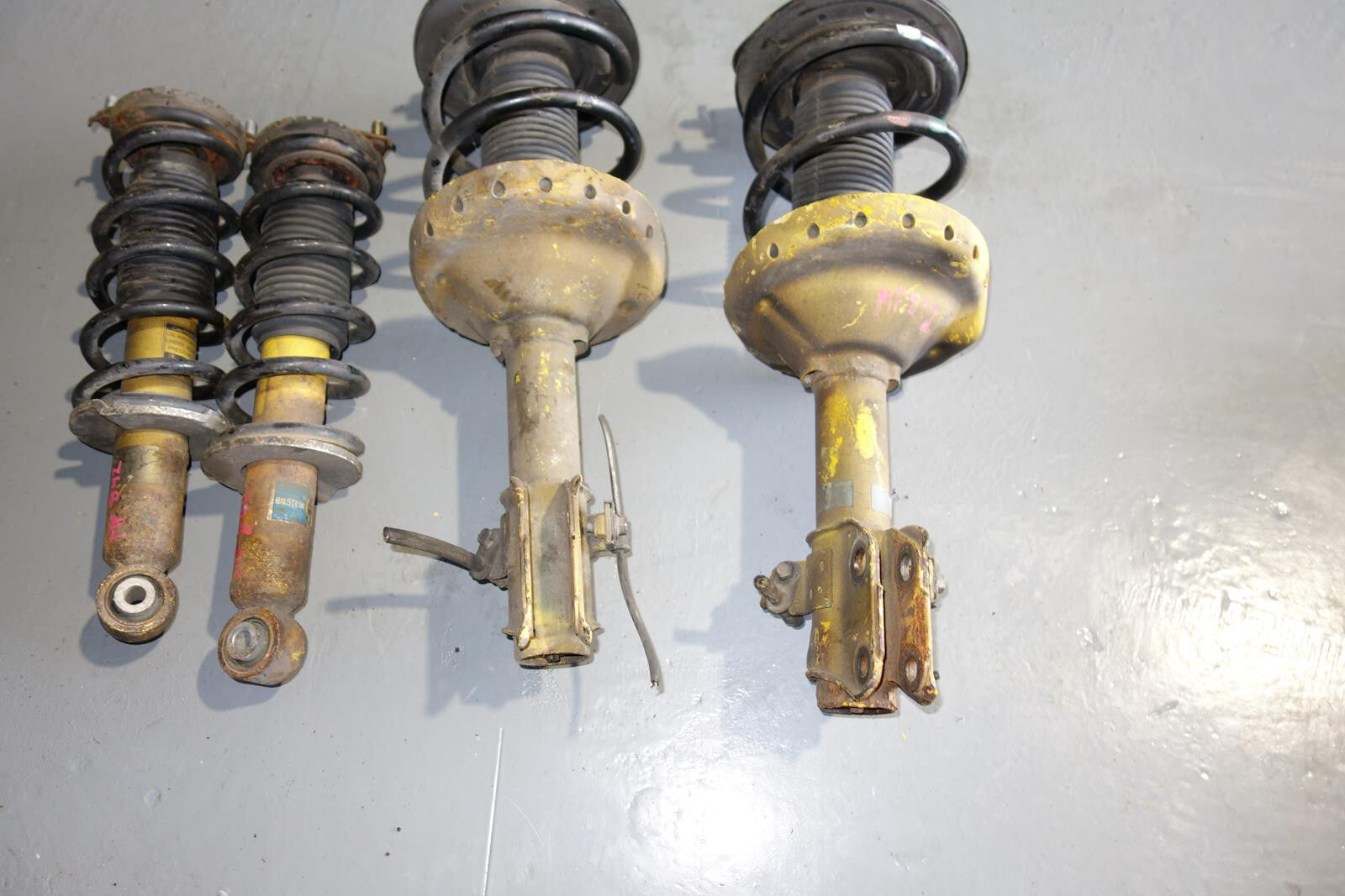 JDM Subaru Legacy Bilstein Shock Spring Strut Front Rear Suspension 05-09 MF-842