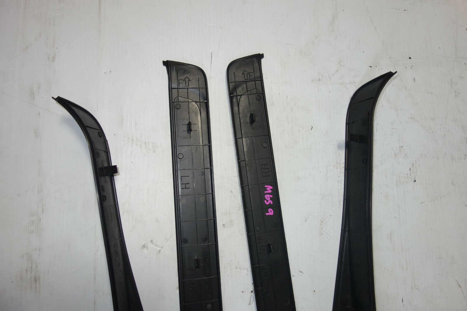 JDM 05-09 GENUINE SUBARU LEGACY B4 OEM DOOR SILLS SCUFF PLATES STEPS SILL
