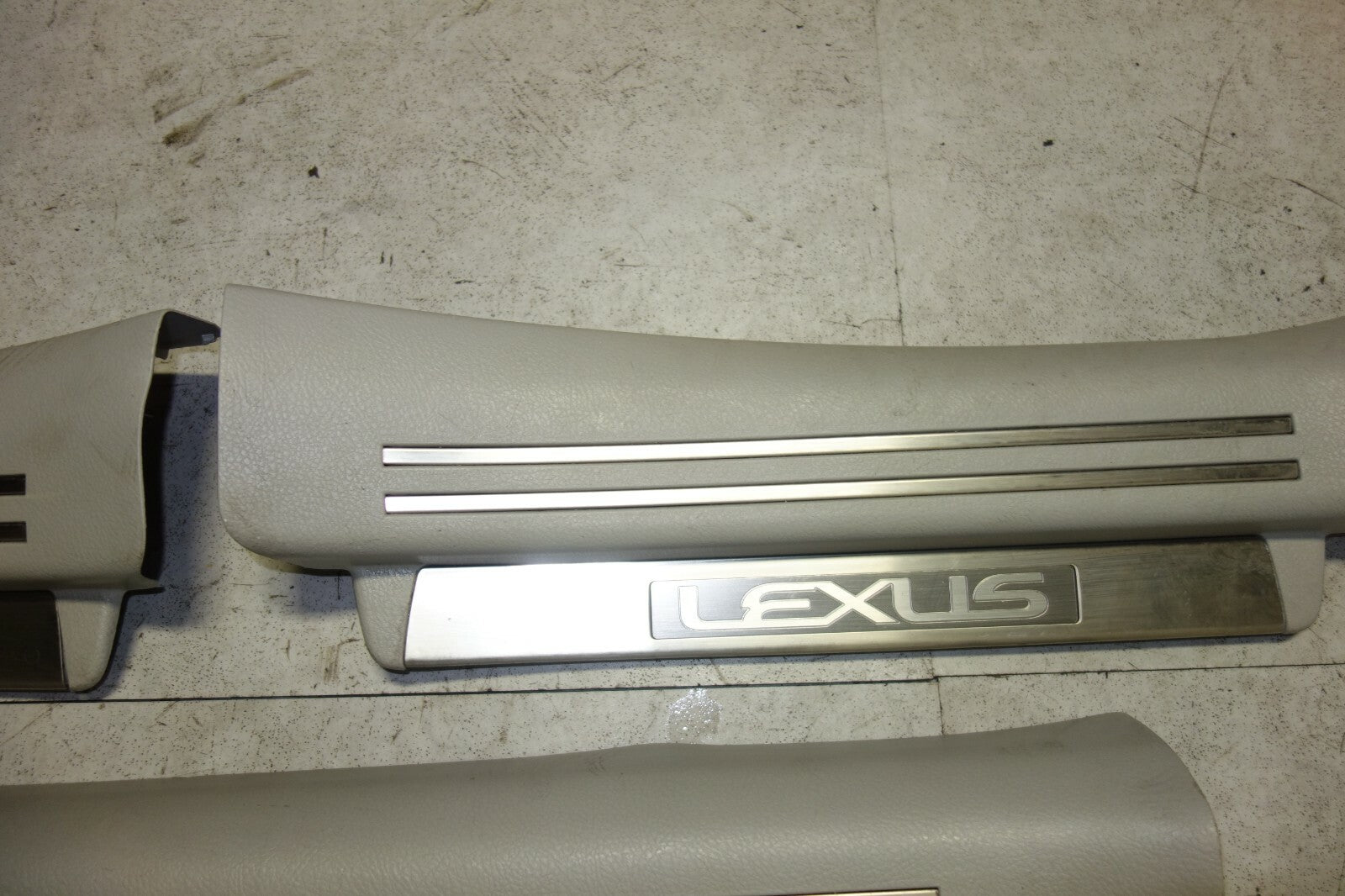 JDM 2007-2012 LEXUS USF40 GENUINE LS460 OEM DOOR SILLS SCUFF PLATES RARE USF40