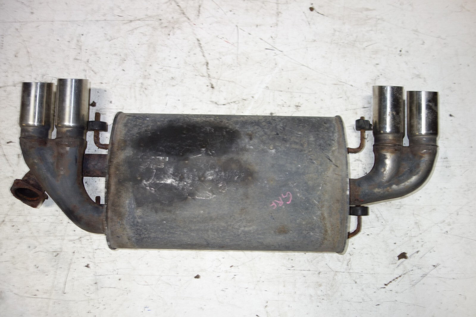 JDM Subaru WRX STI Exhaust Muffler 2008-2014 OEM GRB GRF OEM Genuine Japan