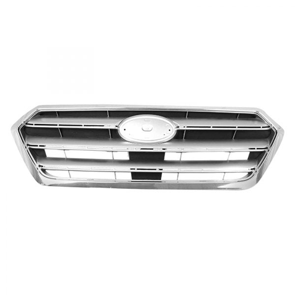 SUBARU LEGACY 2015-2019 — GRILLE; SILVER-GRAY; W/CHROME MLDG; LEGACY 2015-2017