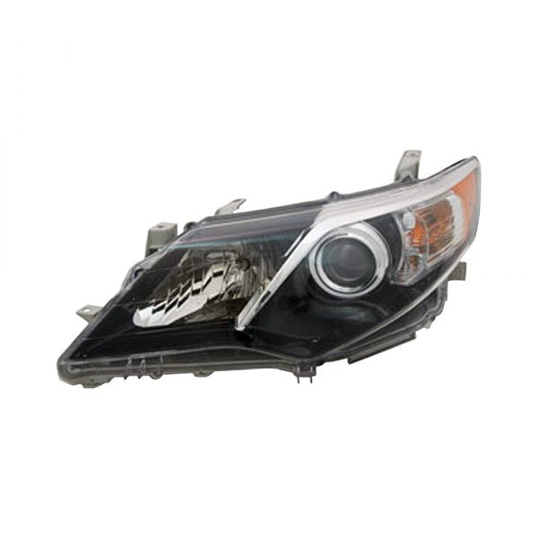 TOYOTA CAMRY 2012-2014 — HEAD LAMP LH; BLACK TRIM; SE MODEL; CAMRY 2012-2014