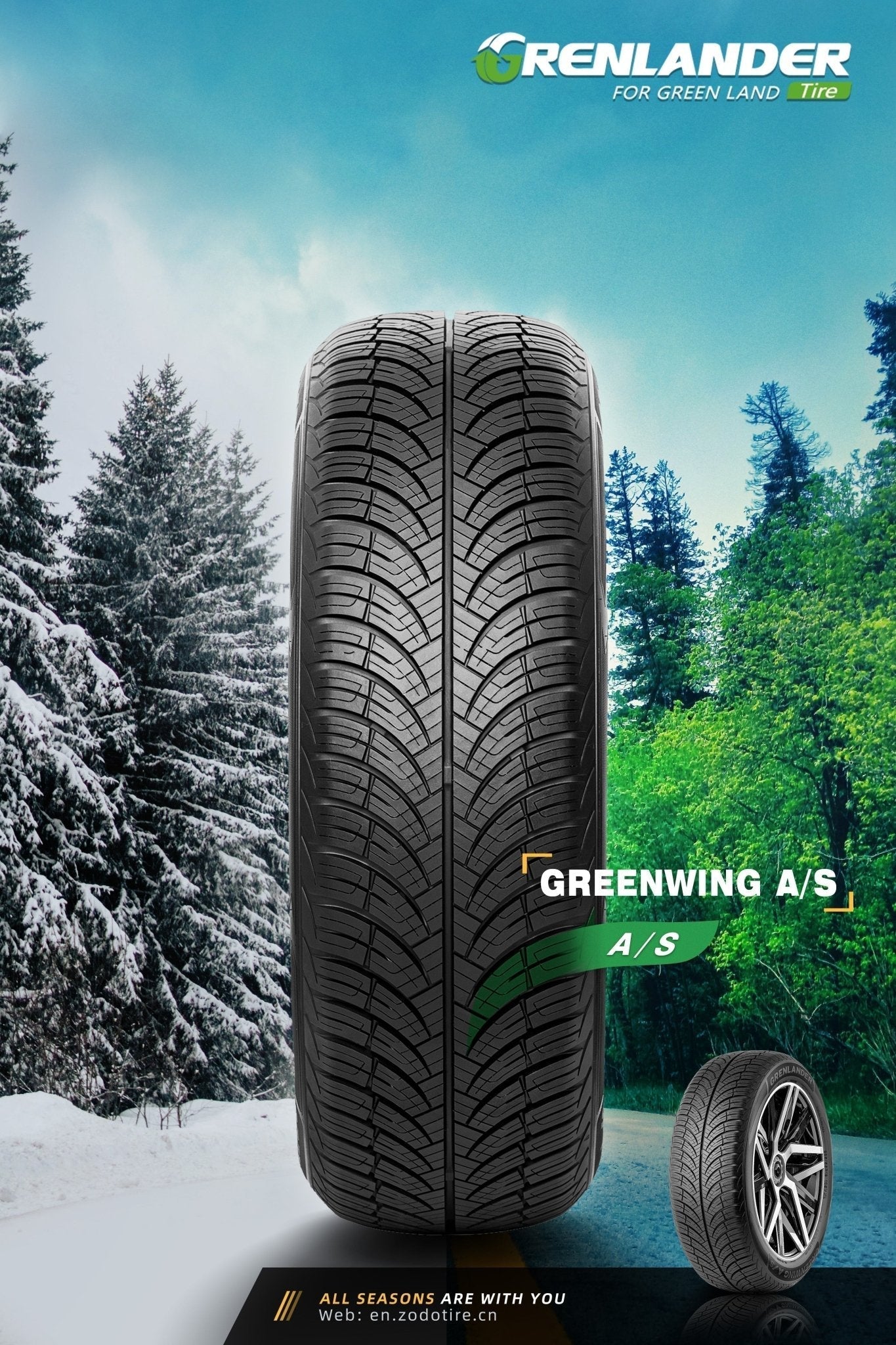 255/40R20 GRENLANDER GREENWING A/S ALL WEATHER