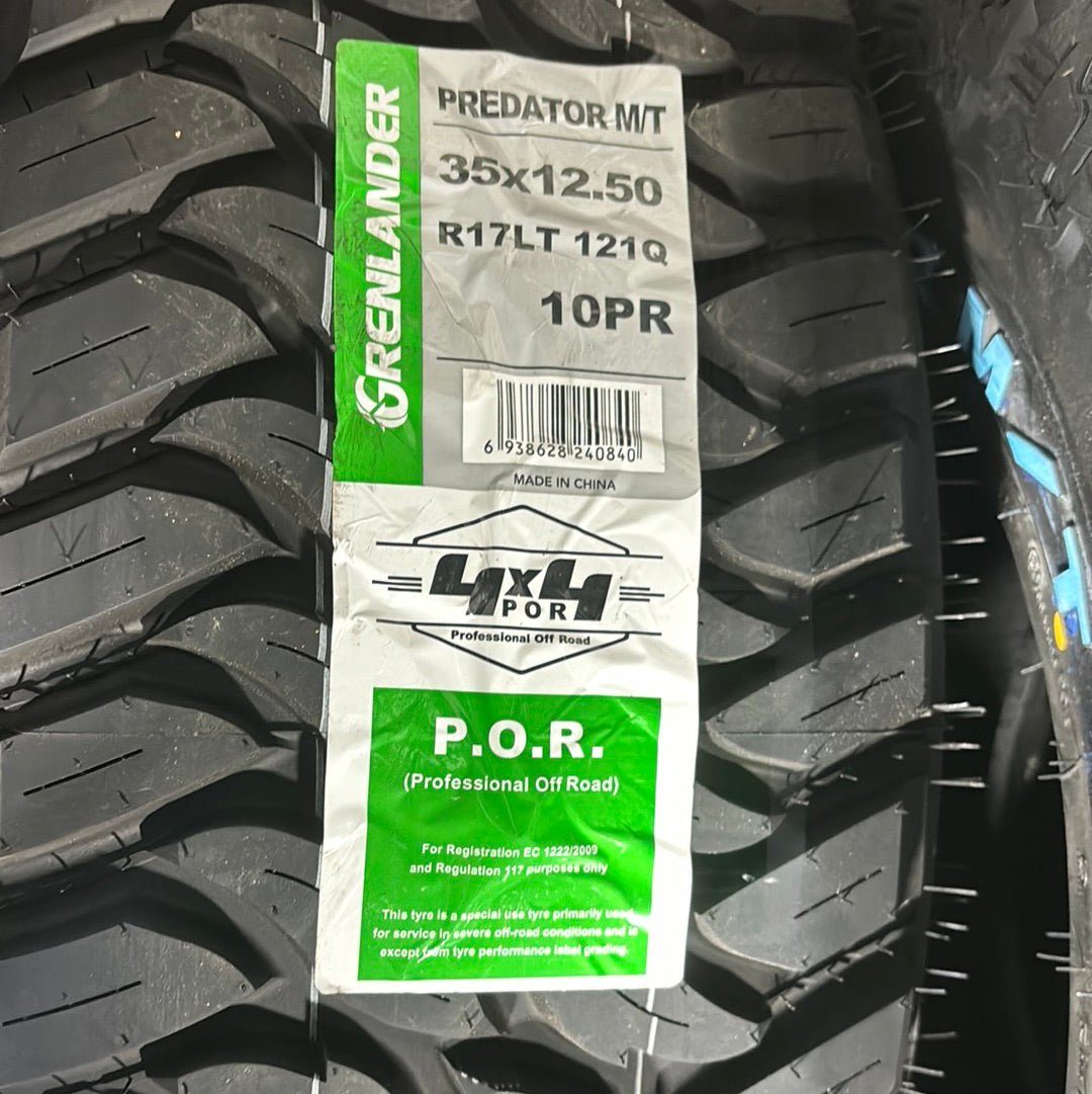 35X12.50R17 GRENLANDER PREDATOR M/T LIGHT TRUCK