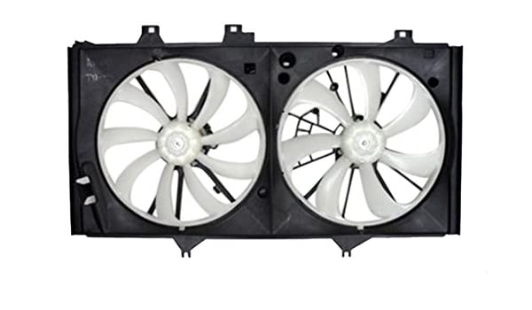 TOYOTA CAMRY 2012-2014 — DUAL FAN ASSY; FOR MODELS 2.5L 4CYL 2012-2017
