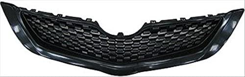 TOYOTA YARIS 2006-2011 — FRONT GRILLE; MATTE-BLACK; SEDAN 2009-2012
