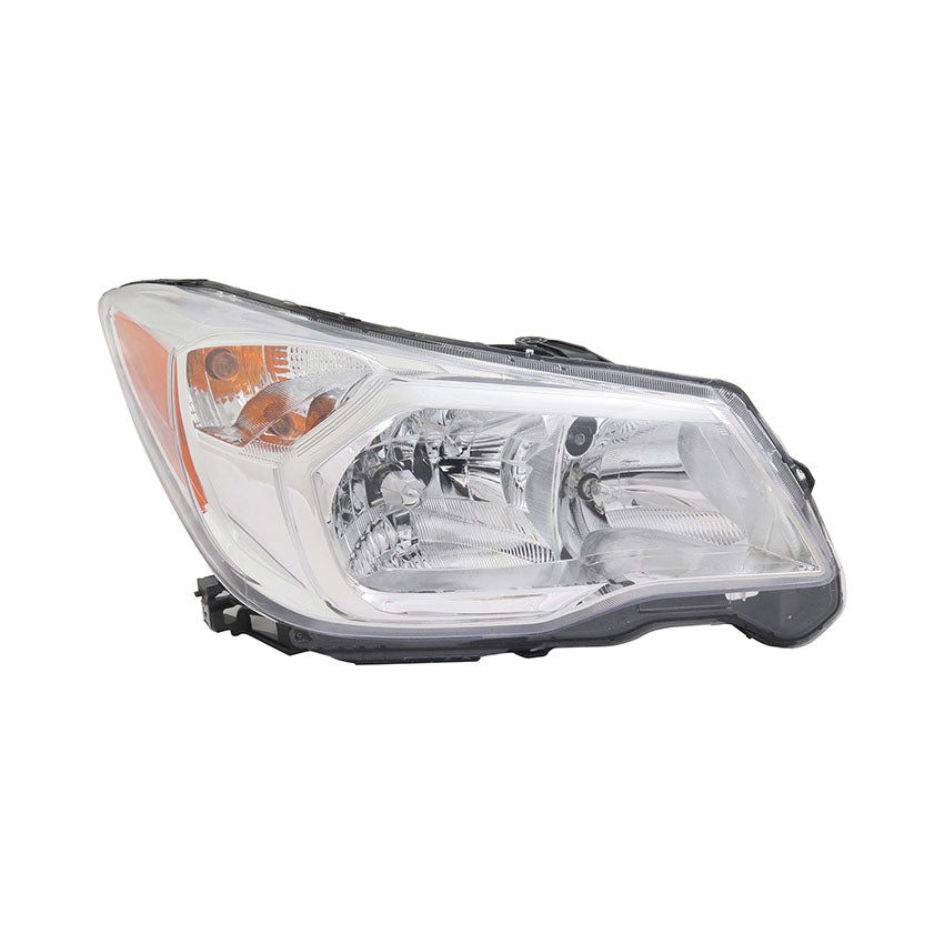 SUBARU FORESTER 2014-2018 — HEAD LAMP HALOGEN RH; 2.5L ; CHROME BEZE; FORESTER 2014-2016