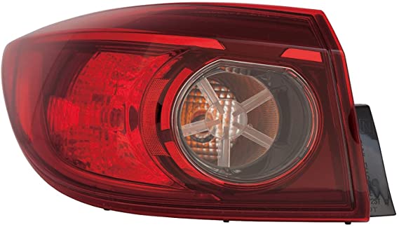 MAZDA MZ 3 2014-2016 — TAIL LIGHT LH; SEDAN; JAPAN BUILT 2014-2018/MEXICO BUILT 2016-2018