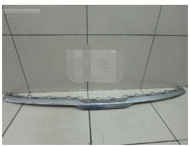KIA SELTOS 2021-2024 — FRONT UPPER GRILLE MOLDING; GLOSS BLACK/GRAY; EX/EX-PREMIUM/SPORT; 2024-2025
