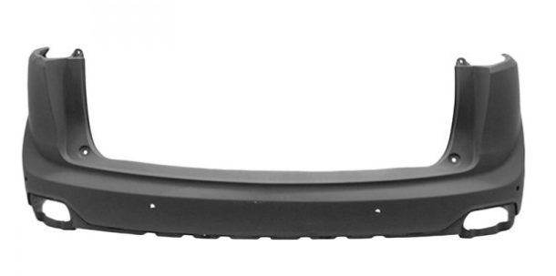 ACURA RDX 2019-2025 — REAR UPPER BUMPER PRIMED; W/O SENSORS; RDX 2019-2021 CAPA