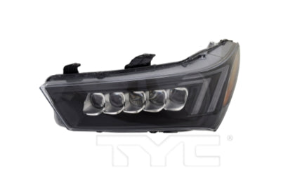 ACURA MDX 2014-2020 — LED HEADLIGHT LH; BLACK; FOR A-SPEC; MDX 2019-2020