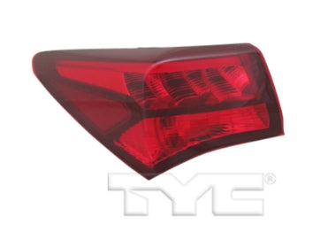 ACURA TLX 2015-2017 — OUTER TAIL LIGHT LH; 2015-2017 CAPA