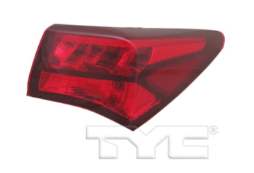 ACURA TLX 2015-2017 — OUTER TAIL LIGHT RH; 2015-2017 CAPA