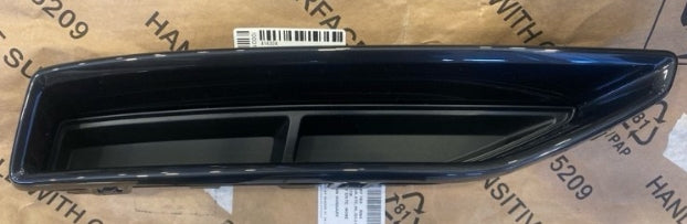 AUDI Q3 2019-2025 — REAR LOWER BUMPER MOLDING LH; TEXTURED DARK CHROME; W/O S-LINE; 2019-2024