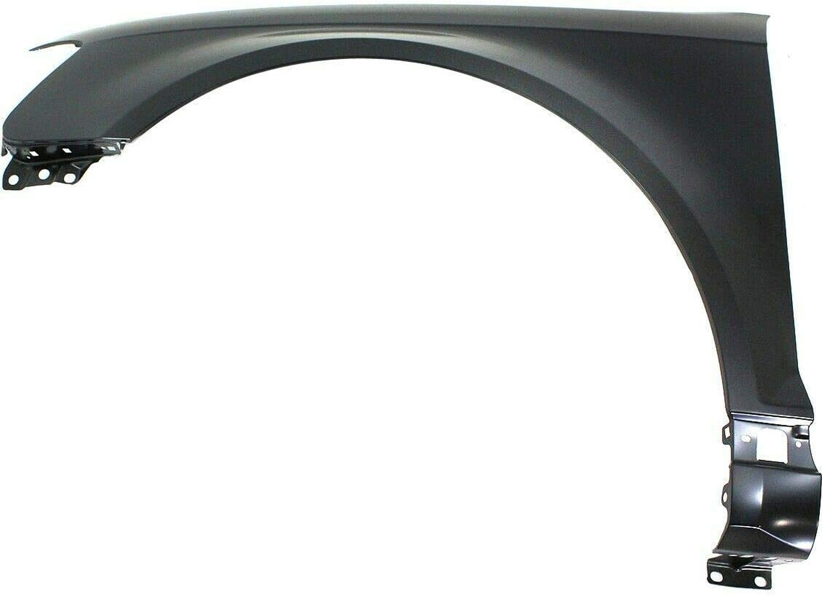 AU1240124 audi a3 2009 2013 front left fender without side lamp hole au1240124 3