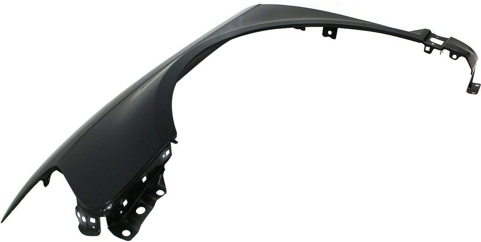 AU1240124 audi a3 2009 2013 front left fender without side lamp hole au1240124 5