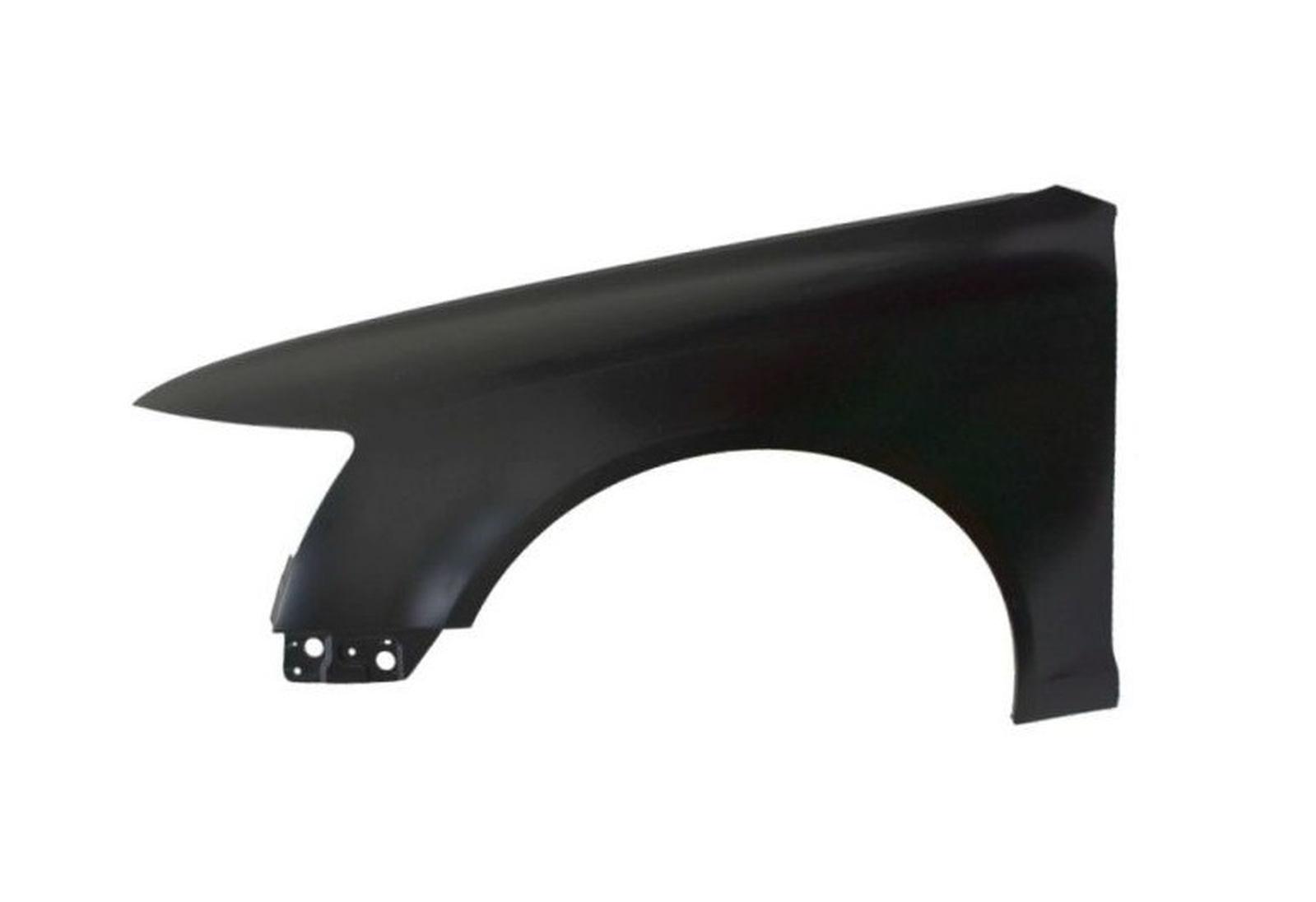 AU1240128 audi a6 2009 2011 front left fender without side lamp hole steel au1240128 3