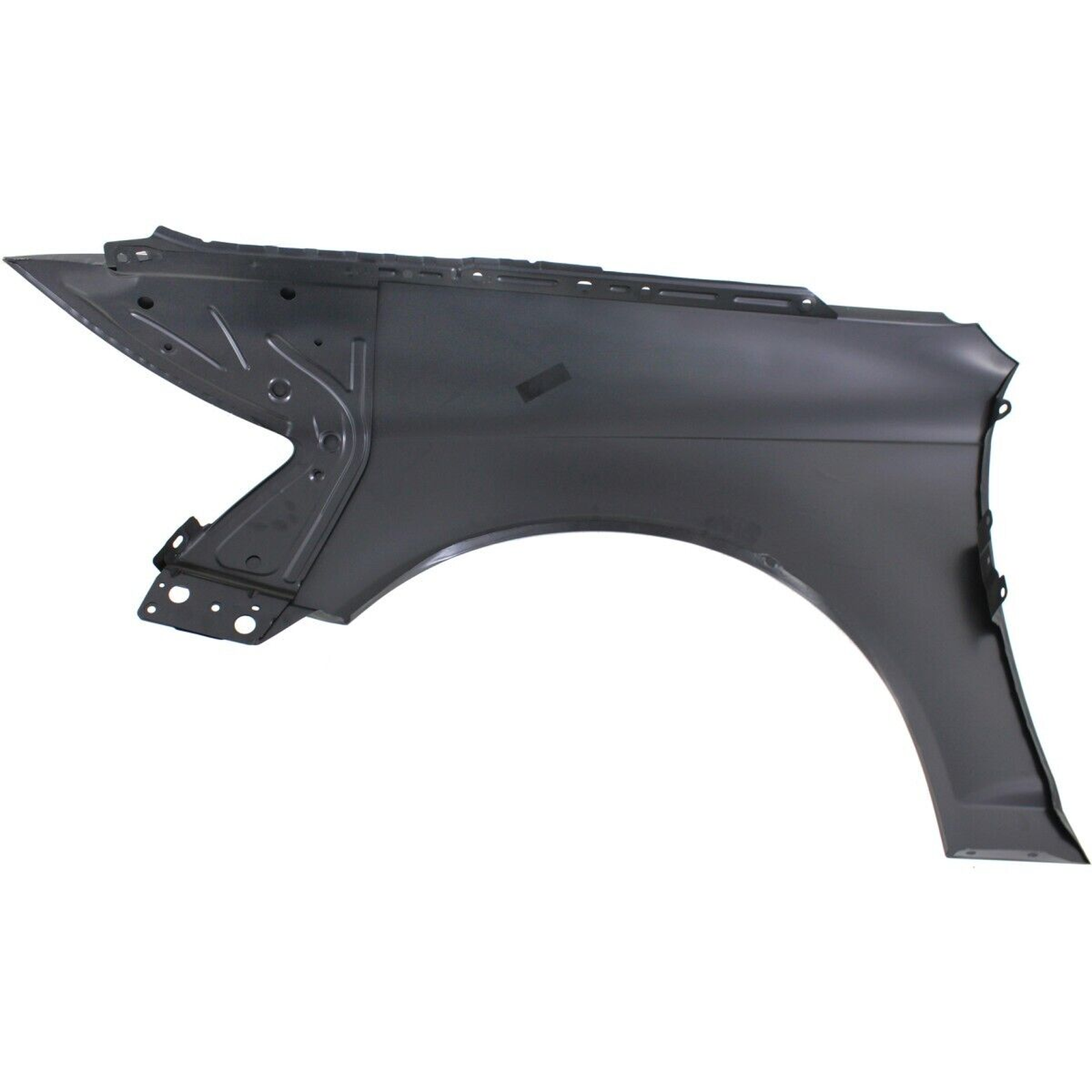AU1241123 audi a6 2009 2011 front right fender without side lamp hole aluminum au1241123 5