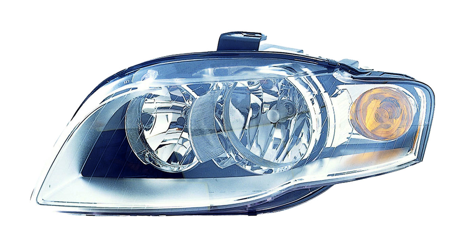 AU2502128 audi s4 2005 2009 left headlight halogen hq au2502128 1