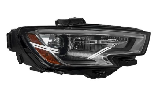 AUDI A3 2015-2020 — HID HEADLIGHT RH; A3/A3 QUATTRO/S3 2017-2020 (8V0941044G)